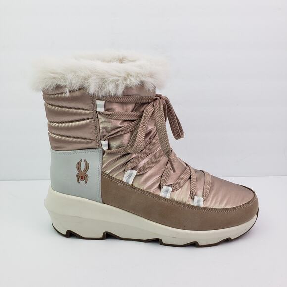 *AMPUTEE RIGHT SHOE ONLY* Spyder Camden Womens Size 9.5 Rose Gold Warm Boot - Picture 2 of 9